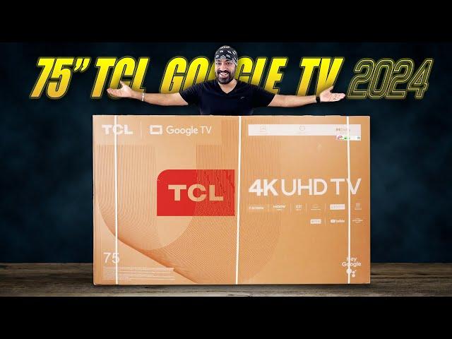 TCL TV 75 inch 4K V6B Google TV (2024) - Bigger is Better 