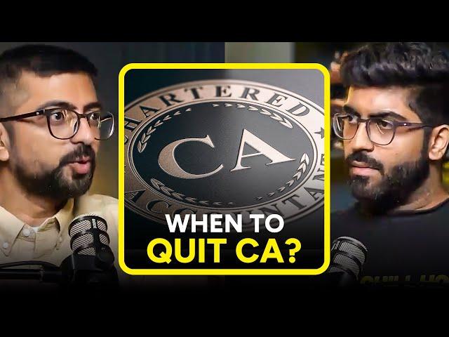 When to Quit CA? Neeraj Arora Answers the Most Asked Question by Every CA Student