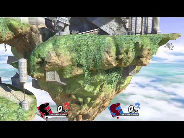 [Ultimate] The Hyrule Jump, done by Game & Watch