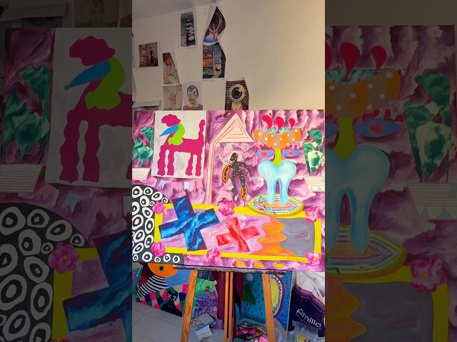 My Art ️ #shortvideo #artblog #beautiful #artist #modernart #artblogger #canvas #canvaspainting