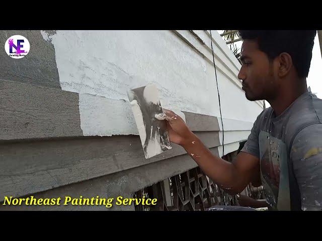 Waterproof Wall putty application Asian Paint smartcare