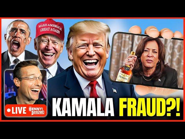 Kamala Campaign EXPOSED as Scam To DEFRAUD Democrats | Spiraling Drunk Kamala Posts Slurring RANT 