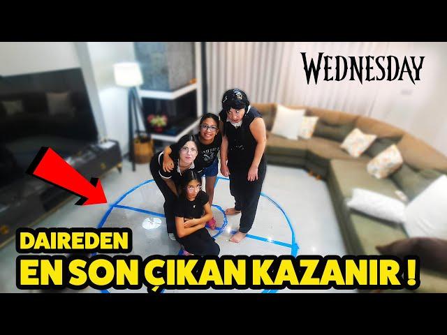 GERÇEK HAYATTA WEDNESDAY | DAİREDEN EN SON ÇIKAN KAZANIR ?! | SAHTE WEDNESDAY AĞLADI | EYLÜL LAL