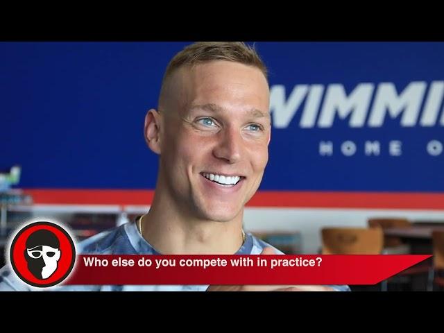 Caeleb Dressel on Racing Josh Liendo, Bella Sims in Practice