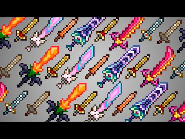 How to craft EVERY SWORD in Terraria