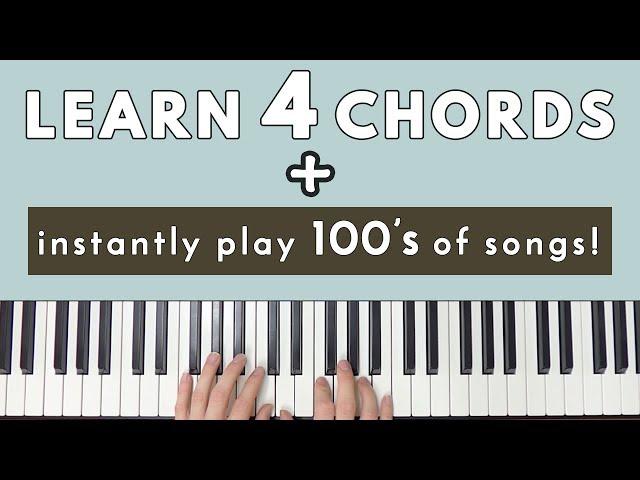 Learn 4 Chords & Instantly Be Able To Play Hundreds Of Songs!