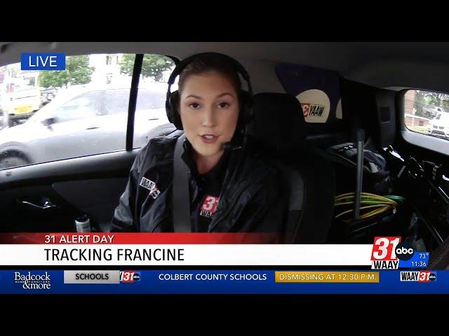 Julia Miller reports from the WAAY 31 StormTracker in the Shoals