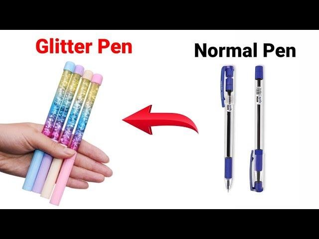 Homemade Glitter Pen/How to make glitter lava pen/homemade liquid glitter pen/glitter pen making