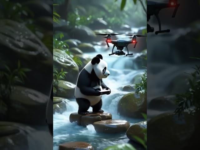 AI Panda Saves Lost Boy in the Forest  | Heartwarming AI Adventure Short