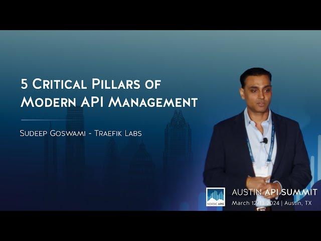 5 Critical Pillars of Modern API Management