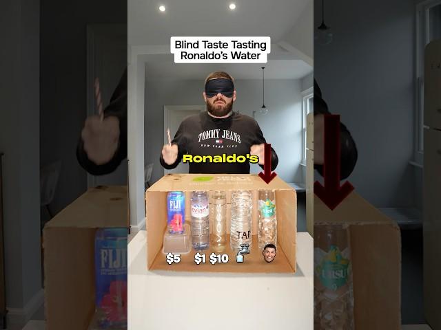 Blind Taste Testing Ronaldo's Water! 