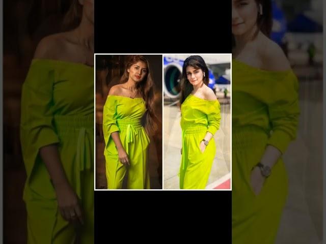Arishfa Khan  Avneet Kaur in same colour dress & pose comparison (who is the best)  | Part - 2