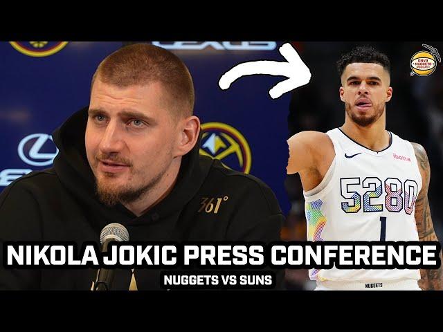 Nikola Jokic Happy With Nuggets Play & More After WIN vs Suns