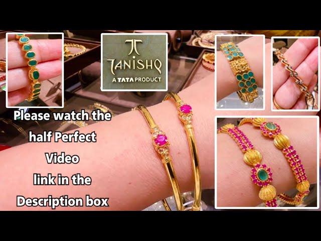 Tanishq Latest Gemstone Diamond Bangle & Bracelet Designs/Ruby Bangles/Diamond Bracelet/Deeya