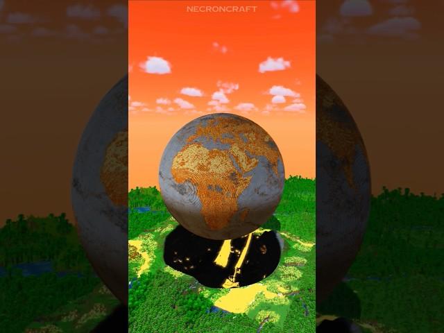 Save your worlds guys |Minecraft Timelapse #minecraft #minecraftbuilding #minecraftbuild #earth