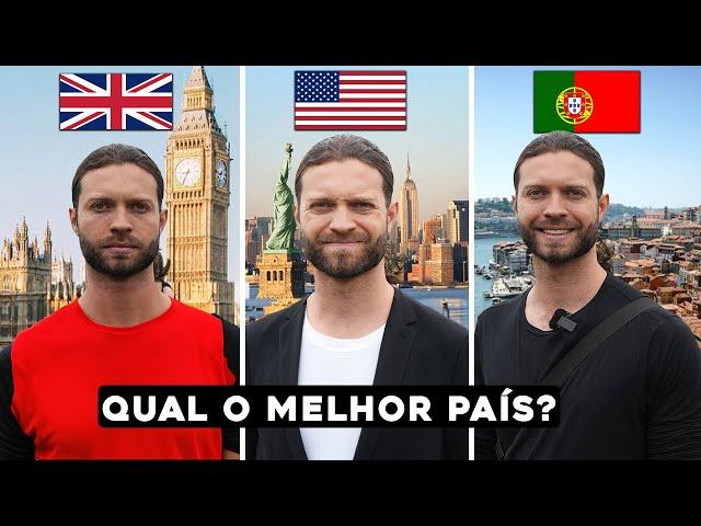 Qual o melhor país para brasileiro imigrar? EUA x Portugal x Inglaterra