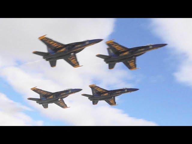 Blue Angels At Winter Training Monday 1-27-25