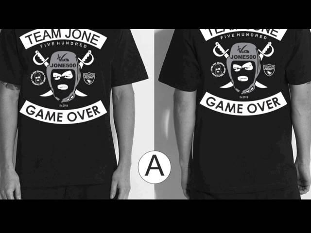 NEW TEES x 4 - JONE 500 AllDAY Clothing.