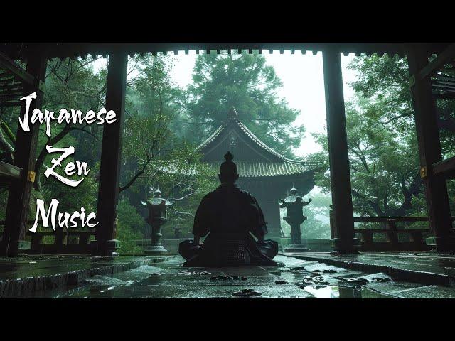 Japanese Flute Music on a Rainy Day - Japanese Flute Music For Soothing, Meditation, Deep Sleep