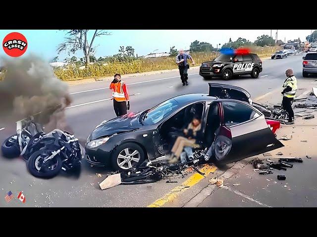 299 Shocking Moments Of Idiots In Cars Got Instant Karma | Best of the Month