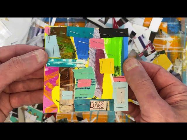 Mini Abstract Stapled Collage Timelapse