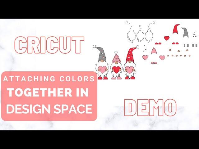 How To Attach Colors Together In Design Space