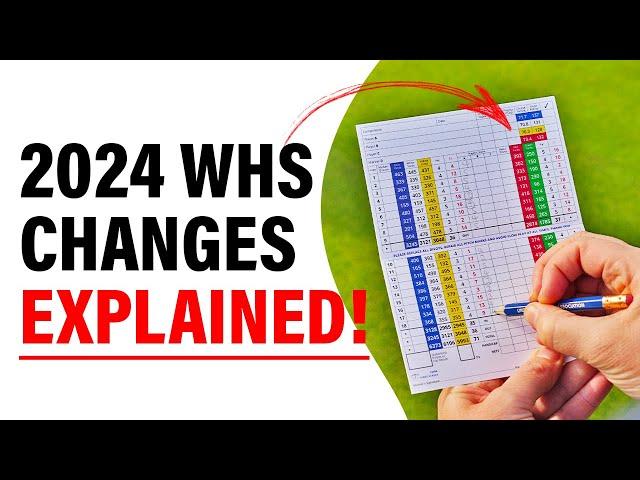 Why YOUR HANDICAP is changing in 2024 (simple breakdown)