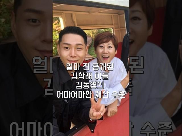 얼마 전 공개된 김학래 아들 김동영의 어마어마한 재산 수준