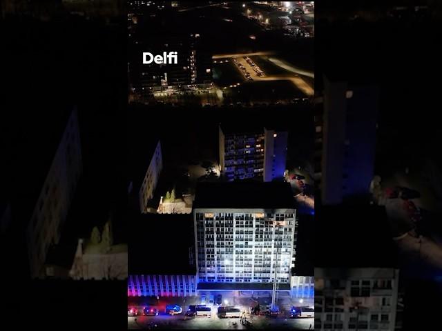 В Вильнюсе произошел крупный пожар, подозревается поджог