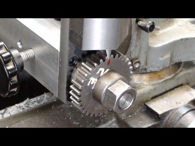 GEAR CUTTING on the ATLAS LATHE pt1 #841 tubalcain craftsman