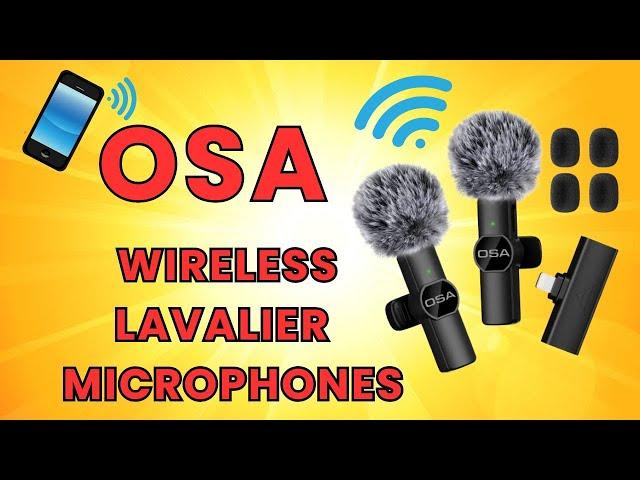 OSA WIRELESS LAVALIER MICROPHONES - UNBOXING AND TEST