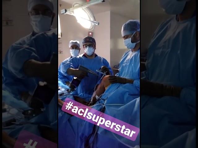 ACL Superstar in action Dr Manit Arora