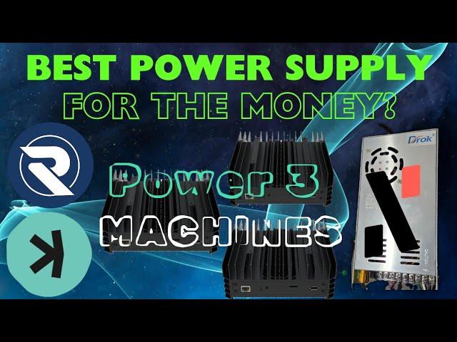 Best power supply for Iceriver AL0, KS0 Ultra, RX0 ASIC's! (3 machines on one PSU!)