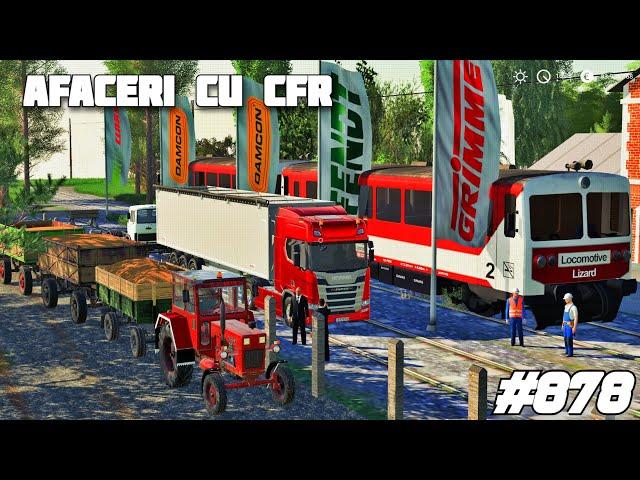 Roleplay pe Dumesti///AM FĂCUT AFACERI CU CFR[878]-Farming Simulator 19