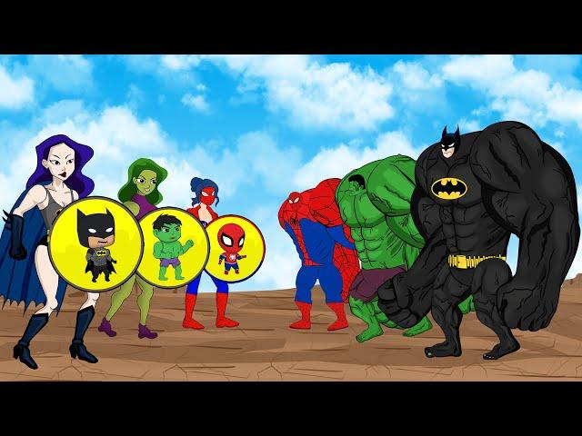 Evolution Of SPIDERMAN, BATMAN & HULK Family PREGNANT : Who Is The King Of Super Heroes?