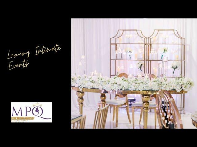 Luxury Intimate Events At MPQ Studio