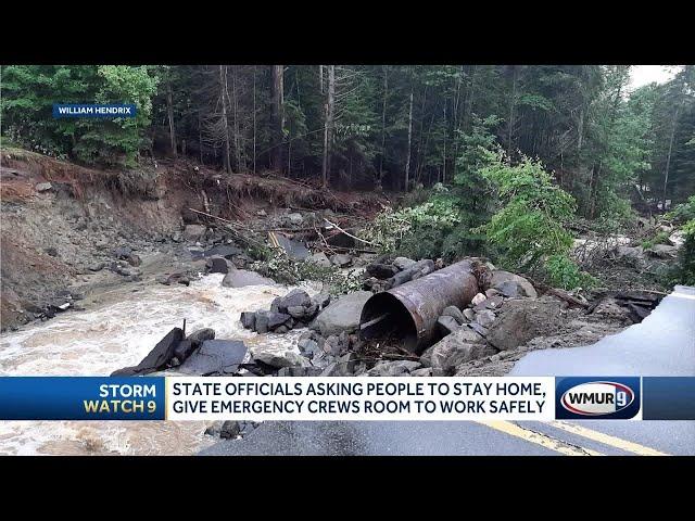 NH officials ask people in flooded areas to stay home