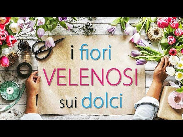 Quali fiori sono velenosi sui dolci | UnicornsEatCookies