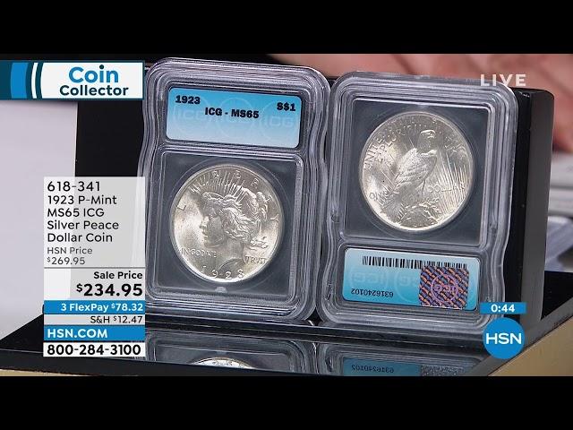 1923 PMint MS65 ICG Silver Peace Dollar Coin