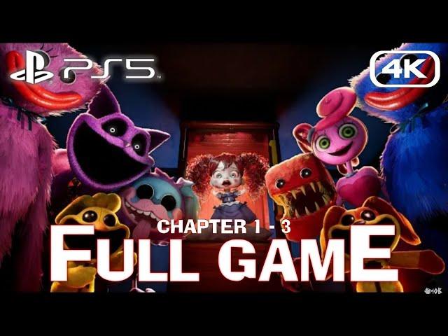 Poppy Playtime Chapter 1 to 3 PS5 - FULL GAME Walkthrough (4K 60FPS) No Commentary