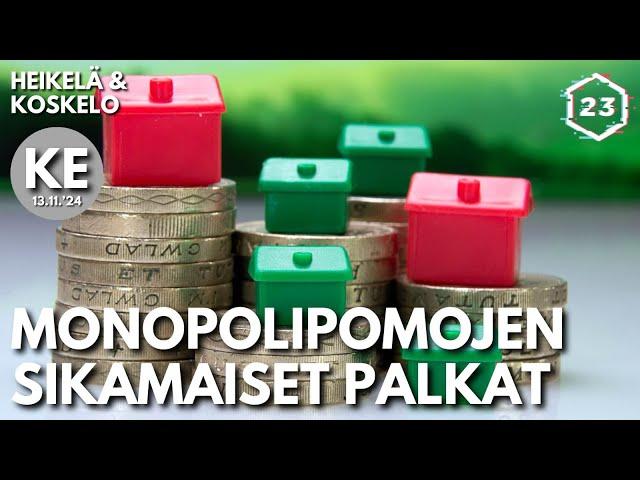 Valtion sikamaiset palkat | Heikelä & Koskelo 23 minuuttia | 1023