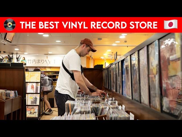 The BEST Vinyl Record Store in Tokyo, Japan! (Tower Vinyl Tour) 