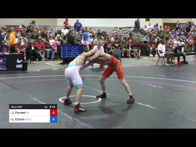 2024 Men's Freestyle Senior World Team Trials: Jax Forrest vs Liam Cronin: 61 KG 3rd Place Bout