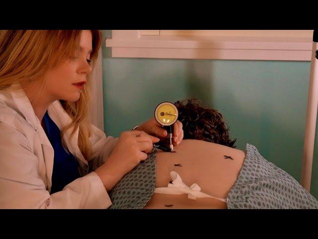 ASMR Back Exam: Measuring & Pulse Stimulation | Patient POV & Real Person