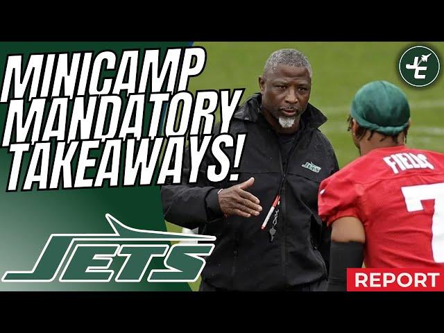 New York Jets Mandatory Minicamp TAKEAWAYS! | Lots Of Positives!