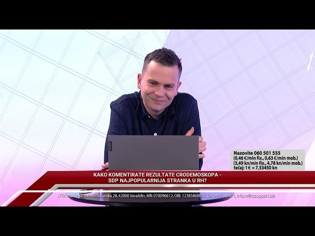 TV REPLIKA 10.03.2025. - KAKO KOMENTIRATE REZULTATE CRODEMOSKOPA - SDP NAJPOPULARNIJA STRANKA U RH?