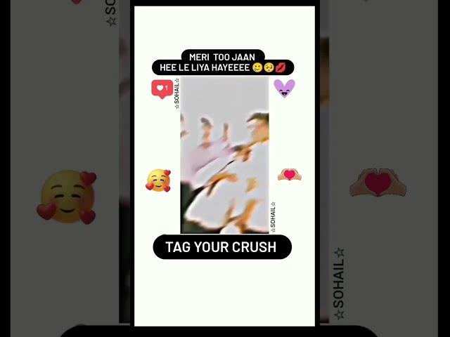 TAG YOUR CRUSH   #trending #youtube #love #music #army #bhfyp #song #lovestatus  #meme #ytshorts