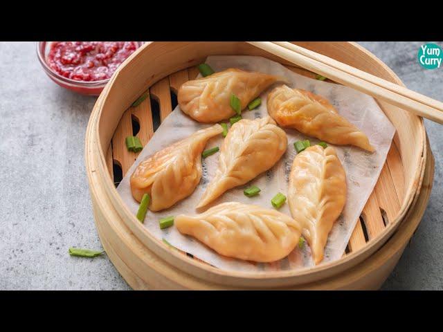 Veg Momos - Dumpling Recipe - How To Make Momos - Easy Momo Recipe