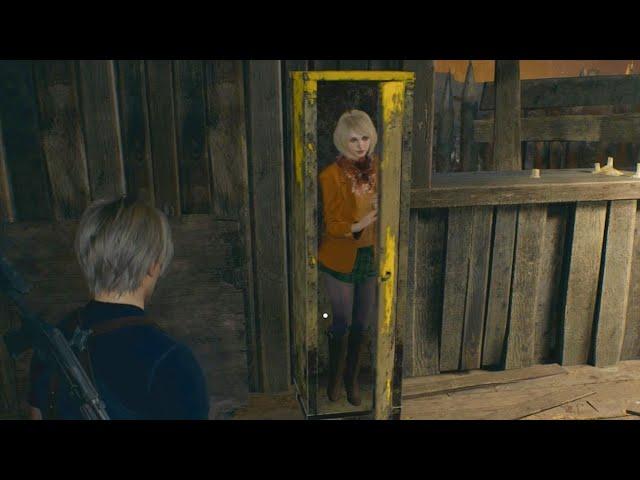 Ashley gets Mad when you tell her to get in a locker in the Resident Evil 4 Remake