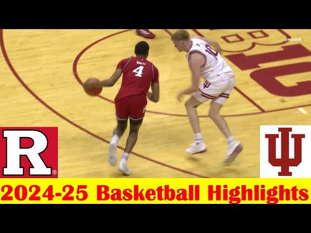 Rutgers vs Indiana Basketball Game Highlights 1 2 2025